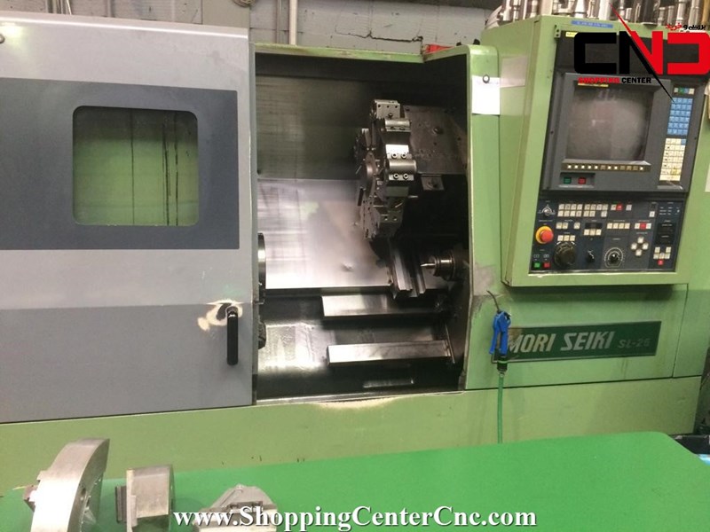 تراش سی ان سی دو محور MORI SEIKI SL 25 (FANUC 15)ساخت ژاپن